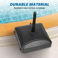 20" Heavy Duty Patio Market Umbrella Stand with Steel Holder Water Filled for Outdoor umbrella base Round Base With Wheels 1
