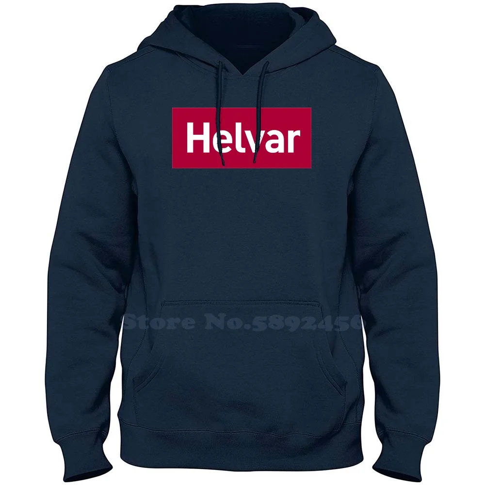 

Helvar Logo Fashion Sweatshirt Hoodie Top Quality Graphic 100% Cotton Hoodies