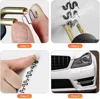 600PCS Automotive Plastic Repair Welding Nail Standard Pre Cut Wave Staples Bumper Bodywork Repairs Machine Welding Hot Stapler 5