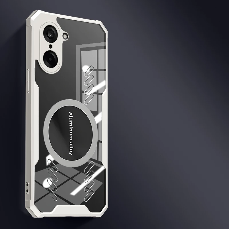 Graphene Heat Dissipation Transparent Cooling Phone Case with Dragon Totem Design