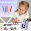 Kids Digital Camera 1080P HD Instant Print Camera Portable Camera Toy with 32GB Card Gift For Boys Girls 3-12