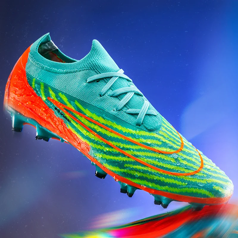 Soccer Shoes Futsal Football Boots Non-Slip Adult Cleats Unisex Breathable TF/FG football shoes