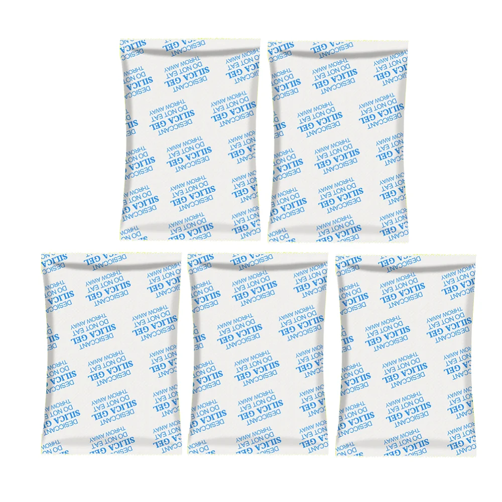5Pcs Reusable Desiccant Bags Silica Gel Beads Moisture Absorber Kitchen Living Room Petkit Feeders