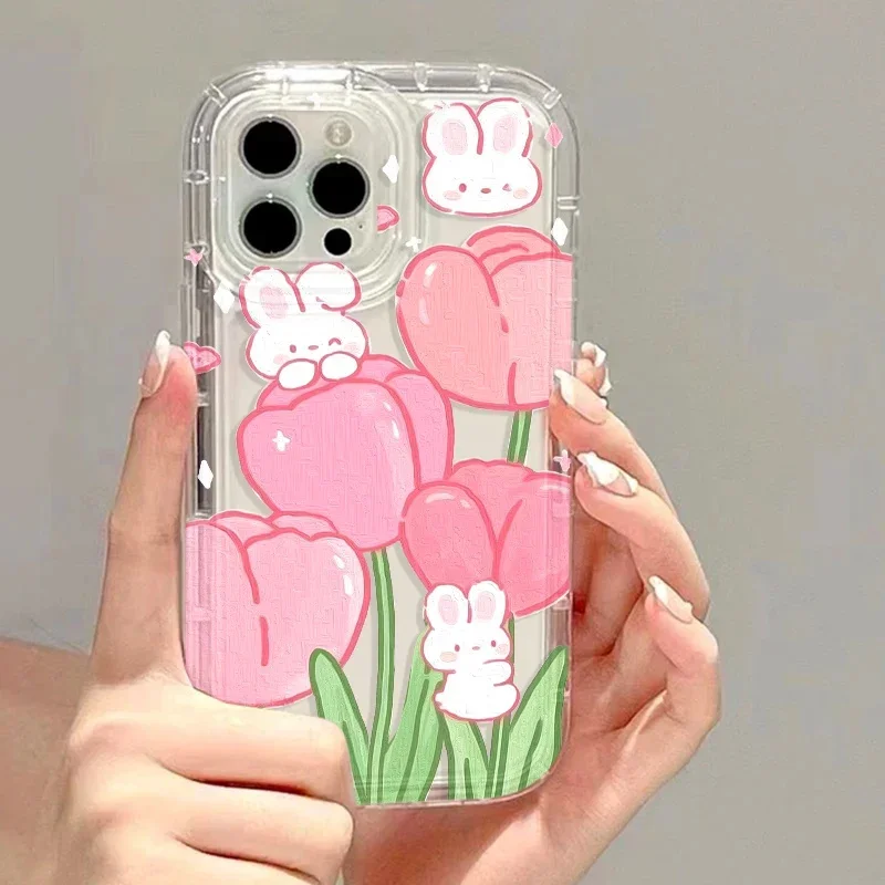 Floral Design Protective Phone Case