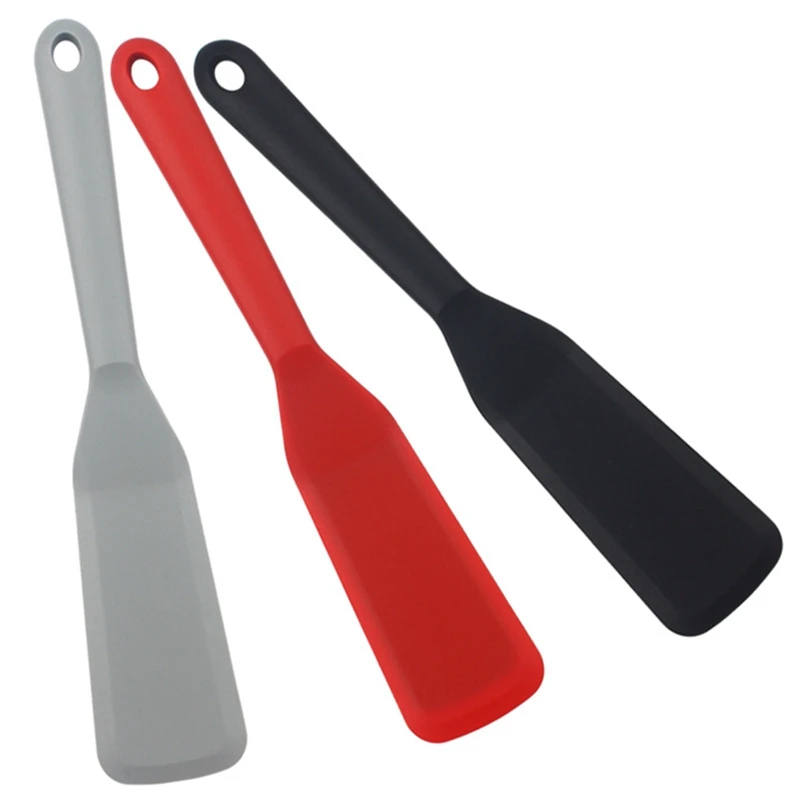 

Kitchen Silicone Cream Butter Cake Spatula Mixing Batter Scraper Brush Butter Mixer Cake Brushes Baking Tool (1 Set)