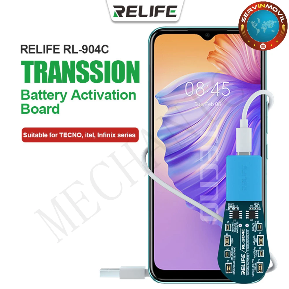 

RELIFE RL-904C Audio Series Battery Charging Easy Activation Board Suitable for TECNO, itel, Infinix Series