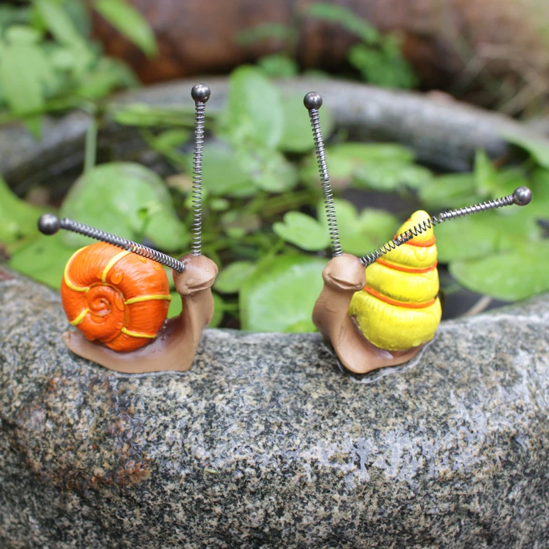 Mini Snail Garden Sculpture Set 2 | Mini Snail Garden Sculpture Set 2