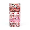 NEW 1PC 10M Decor Cute Flower Hearts and Lips Eco Paper Valentine Washi Tape for Scrapbooking Journaling Masking Tape Stationery 6