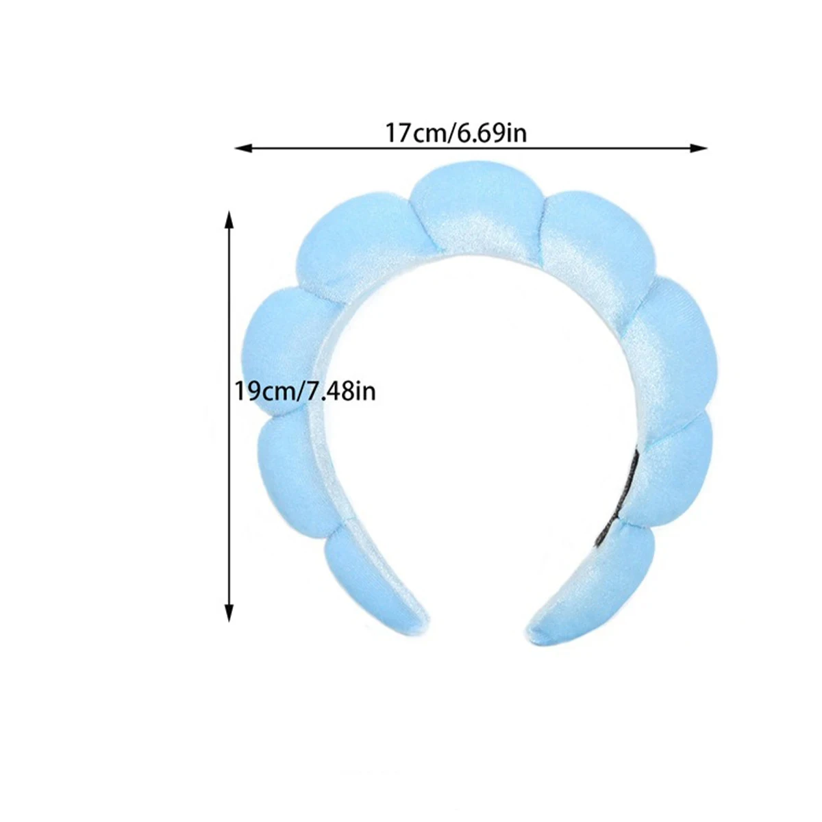 Velvet Hair Band High Skull Top Sponge Fried Dough Twists High Sense Hair Band Hair Accessories Solid Color Hair Band