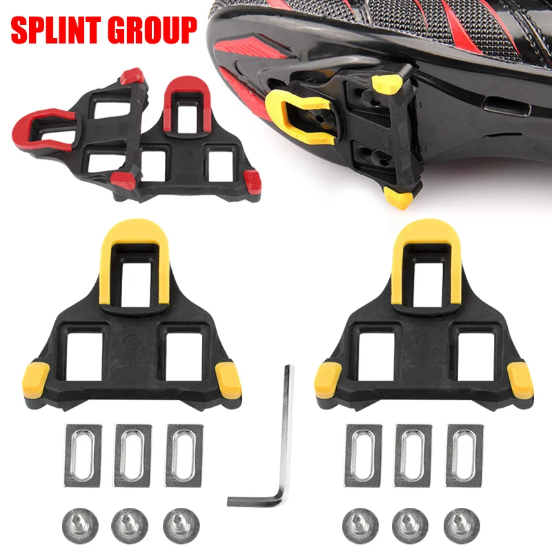 Self-Locking Lightweight Cycling Cleat Pedals with 3 Bearings