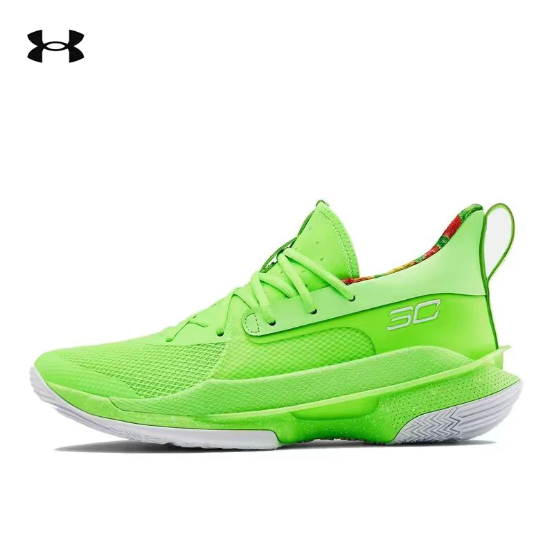 thumbnail image 1 of Zapatillas de baloncesto prácticas de corte bajo Under Armour Curry 7, 1 of 5