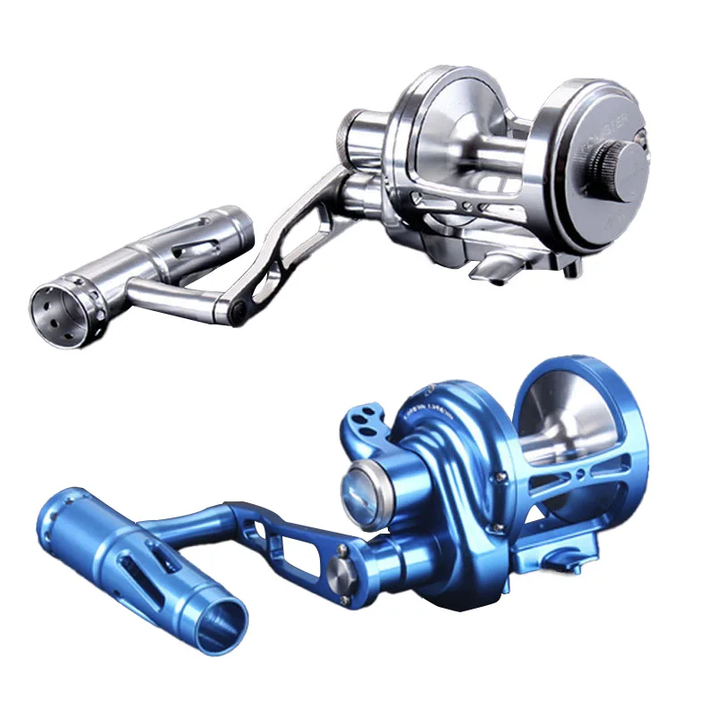 

4.9:1 450g Trolling Reel Sea Metal Fishing Max Drag 35kg Fishing Reels Slow Jigging Reel For Fishing