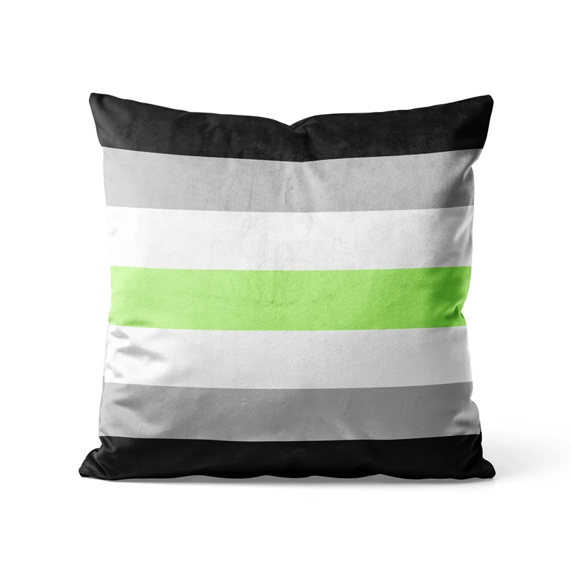 

Наволочки Gaslight Gatekeep Girlboss Agender Pride Flag, 45x45 см