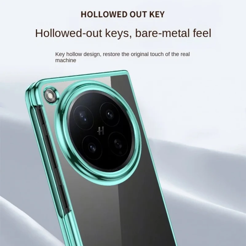 Ultra Thin Electroplated Transparent Shockproof Phone Case - Hard PC Cover