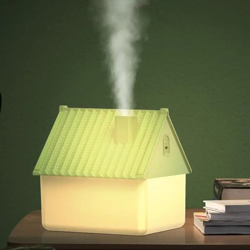 Table Top Humidifier USB Tiny Home Small Mist Diffuser With LED Nightlight And High-density Filter Element Mute Mister Bedroom
