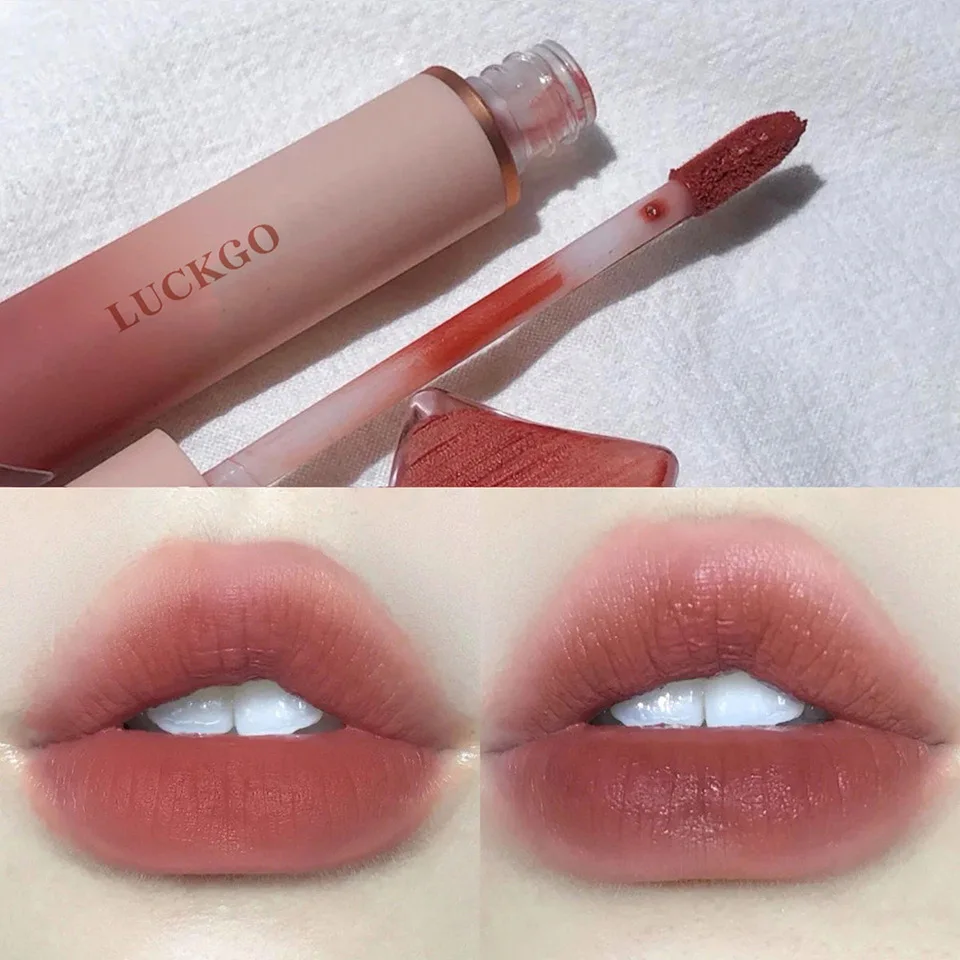 Velvet Matte Lipstick Cream Sexy Red Lip Tint Moisturizing Long Lasting Lip Gloss Waterproof Makeup Korean Cosmetics 6 Color 3