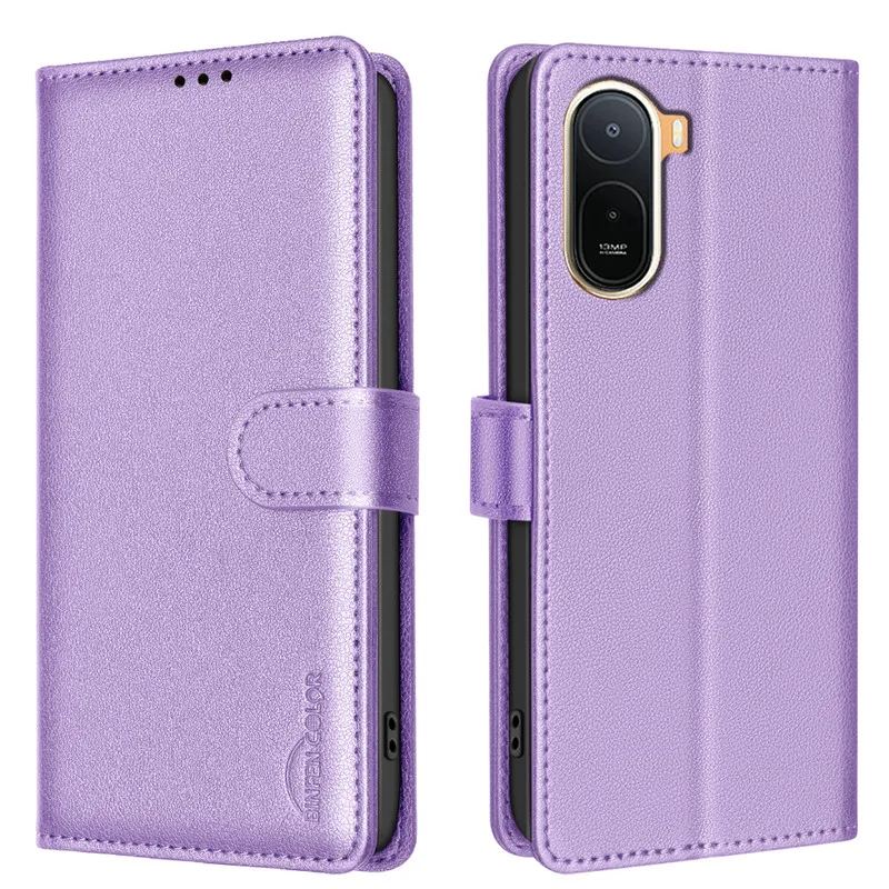 Elegant Leather Wallet Phone Case with Card Slot