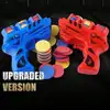 Children Fun Toys Flying Saucer Guns Ejection Flying Disc EVA Soft Bullets Toy Gun Kids Outdoor Games Interactive Sport Toys 2