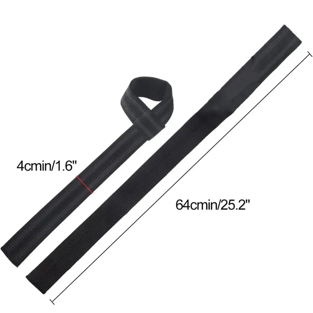 Antislip Weight Lifting Straps Deadlift Straps for Heavylifting Bodybuilding and Powerlifting 1 Pair Weights Strength Workout
