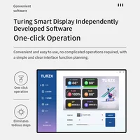 TURZX nouvel écran secondaire IPS 5.2 pouces 1280x720 Interface USB-C CPU GPU RAM moniteur d'ordinateur écran étendu pour Windows 10 11 5