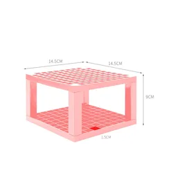Compact 96 - Hole Portable Pen and Brush Organizer (Pink)