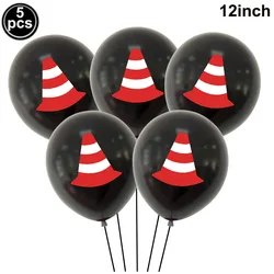 Construction Vehicle Foil Balloons Set for Boys Birthday Party Decorations (Clear)