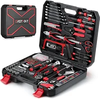 Eastvolt 218-Piece Household Tool Kit, Auto Repair Tool Set, Tool Kits for Homeowner, Plier, Screwdriver Set, Socket Kit 1