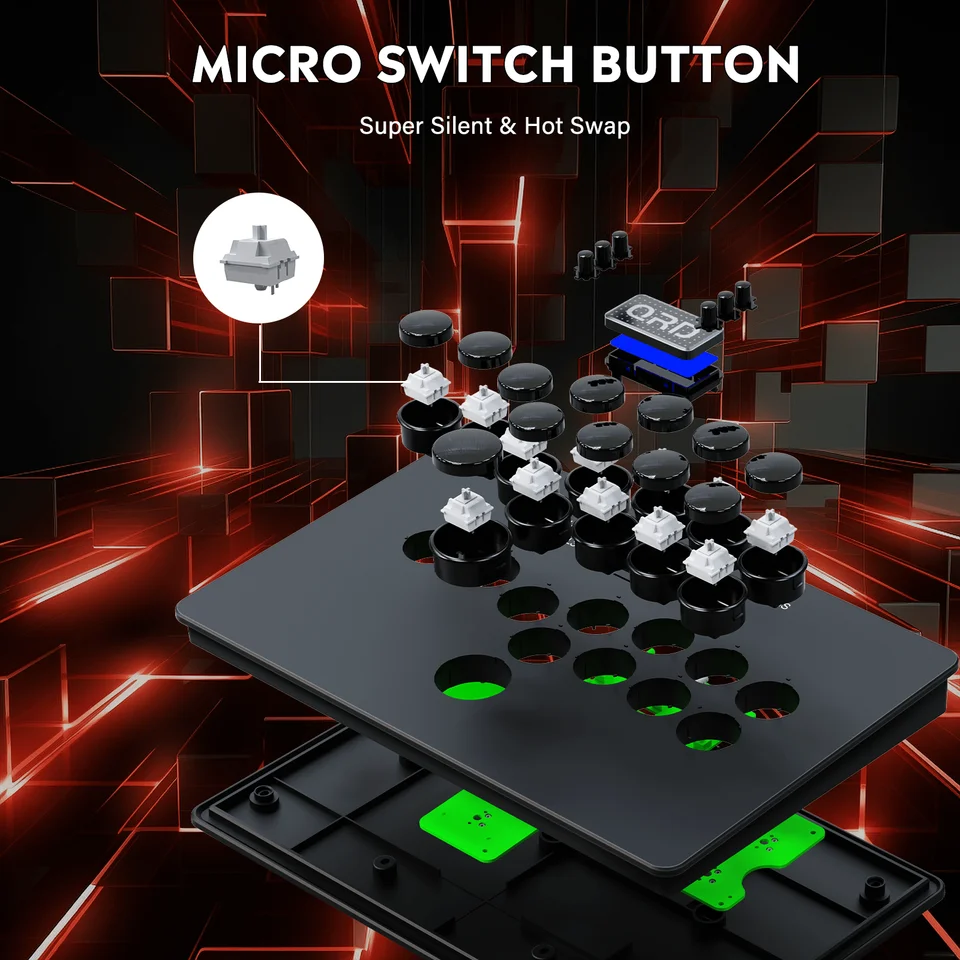 QRD Maestro S3 ワイヤレス ヒットボックス PS5/PS4/PS3/Switch