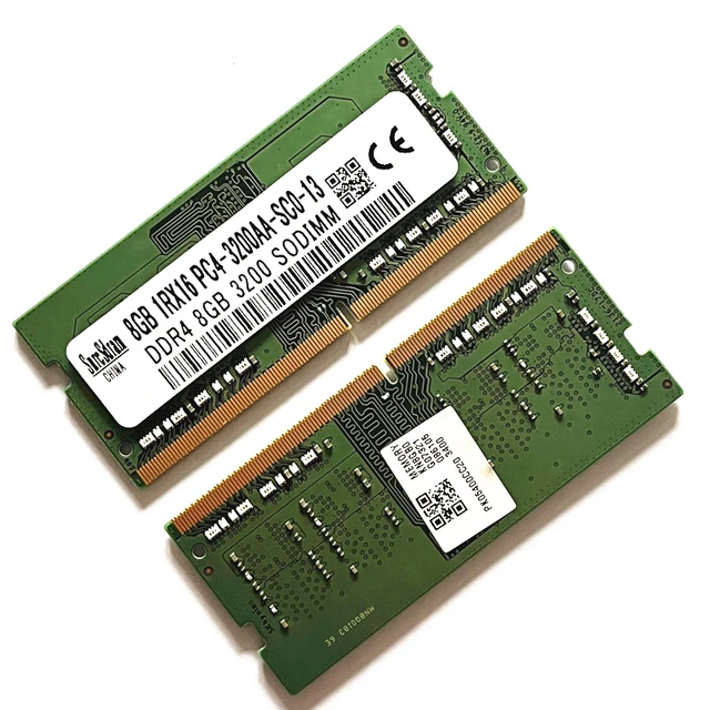 Mémoire d'ordinateur portable DDR4 8 Go 3200 8 Go 1jas16 PC4