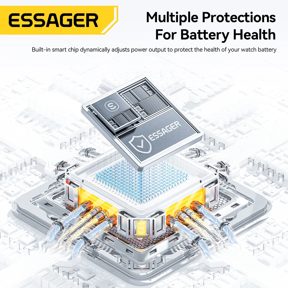 Essager Magnetic Portable Wireless Watch Charger - 5W Type-C/Lightning