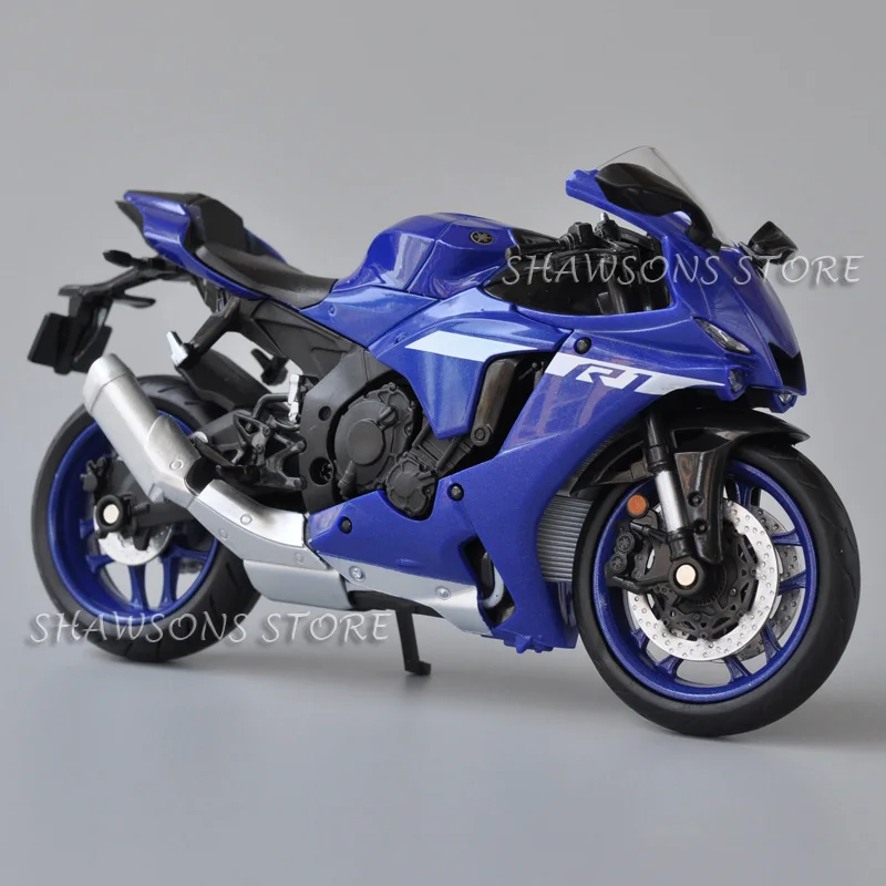 1:12 Scale Diecast Motorcycle Model Toys Yamaha YZF-R1M Sport Bike Miniature  Replica - AliExpress