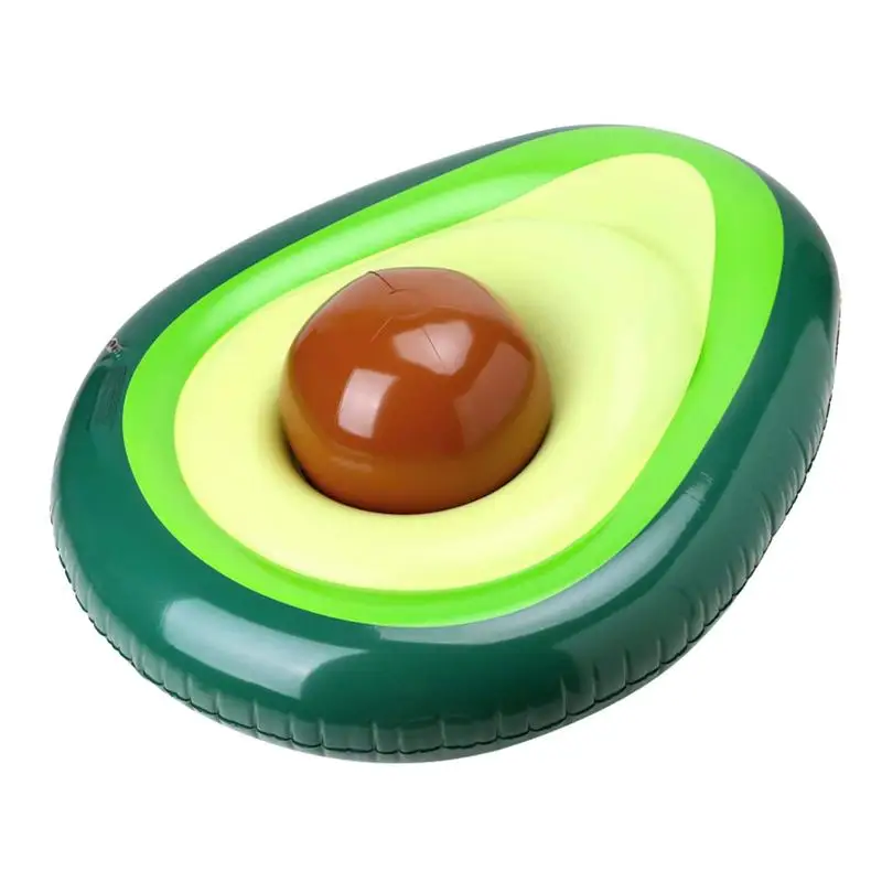 

Pool Lounge Float Creative Avocado Inflatable Floats Bed 65x51in Large Thick Floating Raft PVC Sunbathing Pool Lounge For Pool