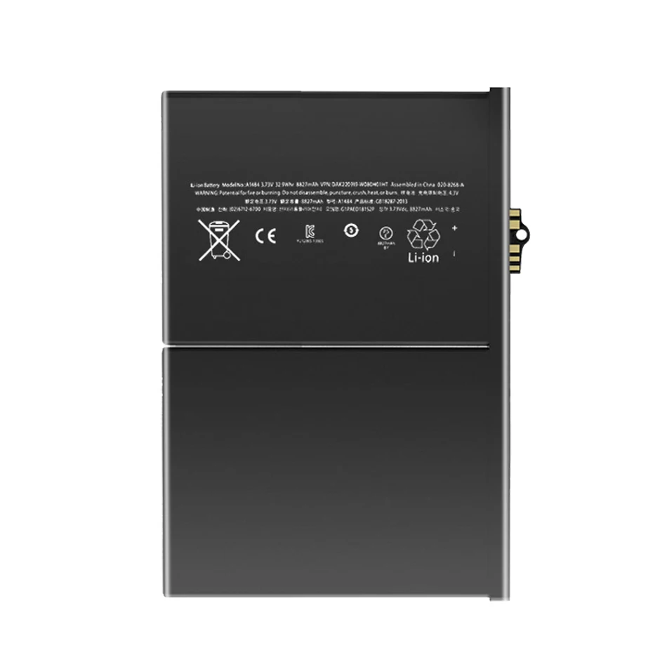 Battery 8827Mah for Apple Ipad 5 Air A1484 A1474 1475 rechargeable battery
