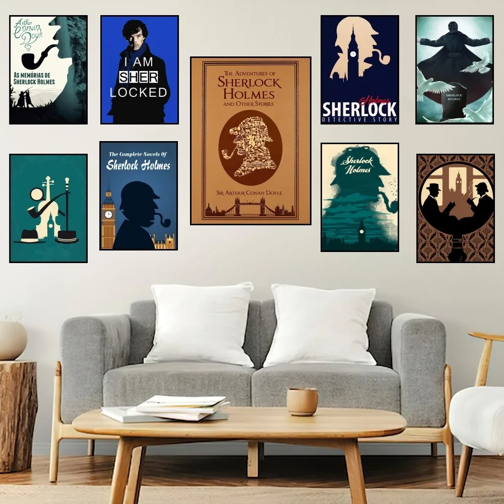 Personaggi Nuovi S-Sherlock H-Holmes Poster Stampe Pittura Murale Camera Da Letto Soggiorno Decorazione Ufficio Piccolo