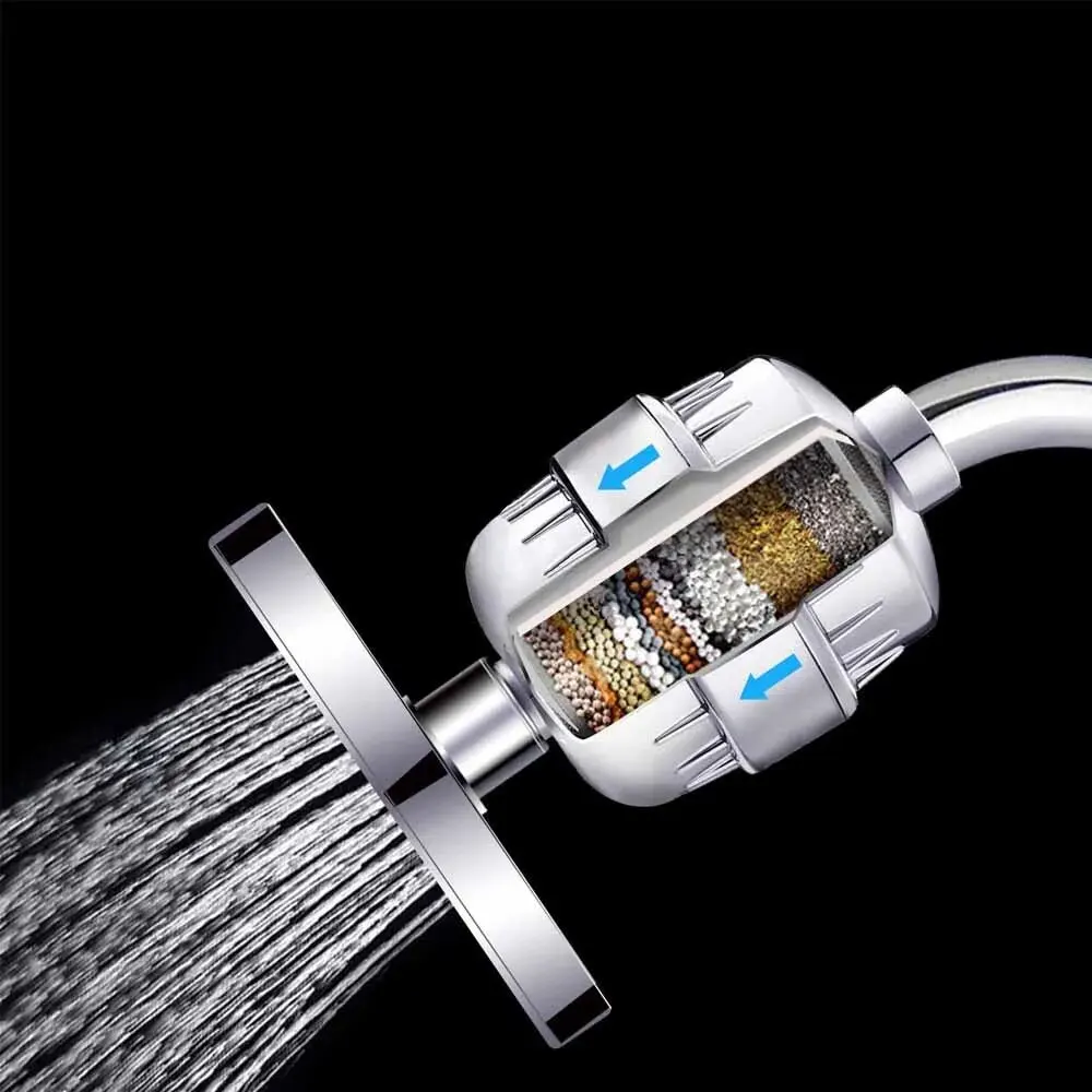 Shower Filter 20 Stage Showerhead Filter for Hard Water with 1 Cartridges for Removing Chlorine Fluor