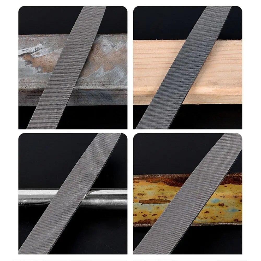 Langlebige Stahlfeilen (Flach/Halbkreis/Kreis/Dreieck/Quadrat) zum Schärfen von Sägen, Richtfeilen und Holzfeilen – Detail 2
