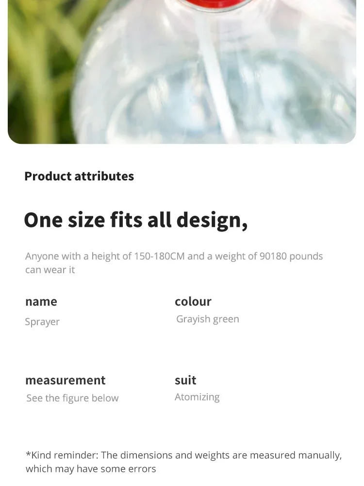 Description Picture 5 of item1 Set,Adjustable Beverage Bottle Sprayer Watering Flower SprinklerSprinkler Pressure Atomizer Nozzle Gardening Tools 