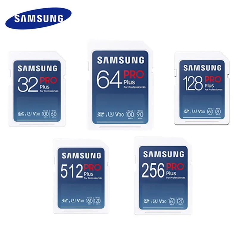 Samsung Pro Plus Sd Card Sdhc/sdxc Memory Card 64gb 128gb 32gb 512gb U3