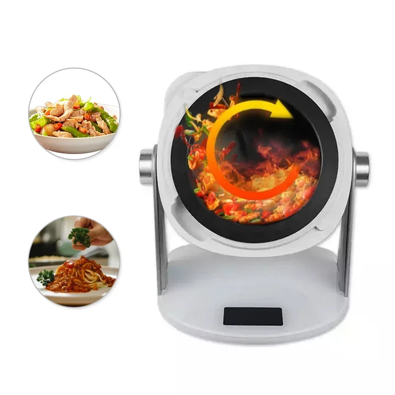 YYHC-Professional Automatic Cooking Machine And Multifunctional Rotating Fried Rice Cooker With 2400w Power