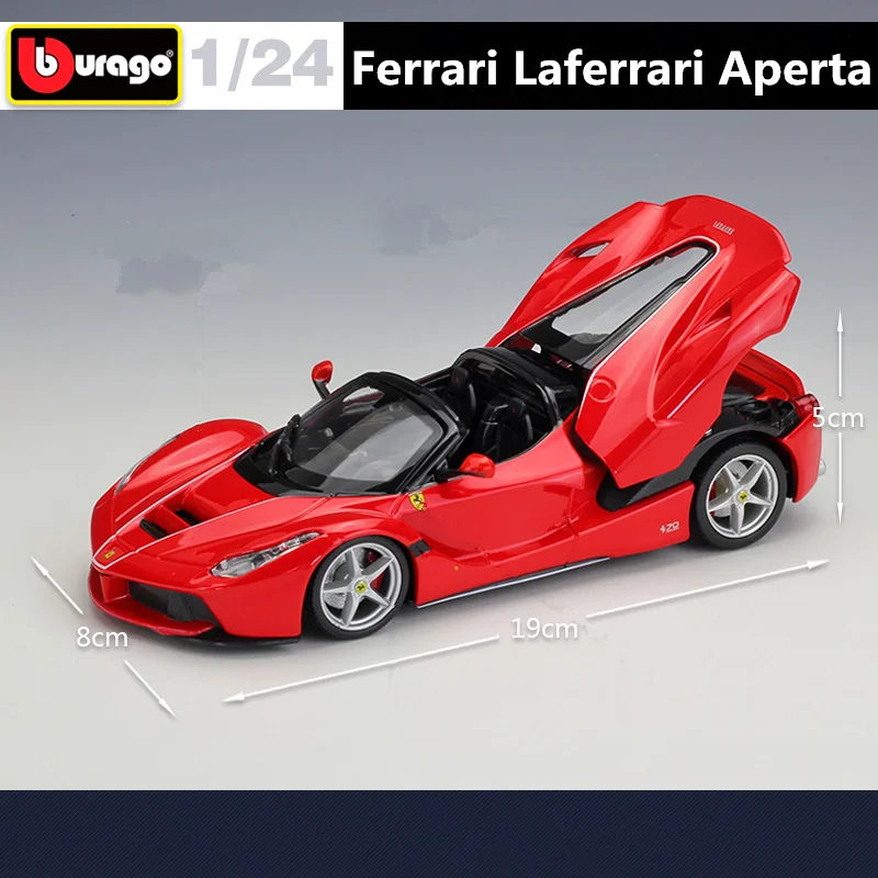 Bburago 1:24 Scale Race & Play Ferrari LaFerrari Aperta Die Cast Vehicle