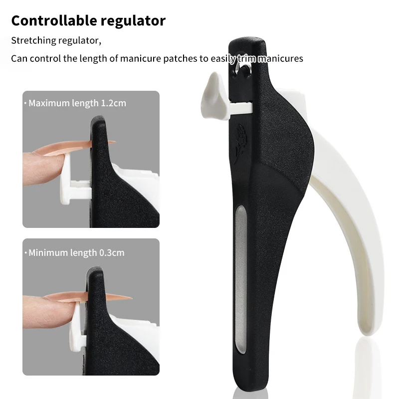 Acrylic False Nail Clipper Manicure Clamp Clippers Special Type U-shaped Cutters Stainless Steel Trimmers False Nail Tips Tools