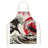 Women's kitchen apron Gorgeous patterns Restaurant chef barber barman apron Waterproof apron for menand child painting apron 5
