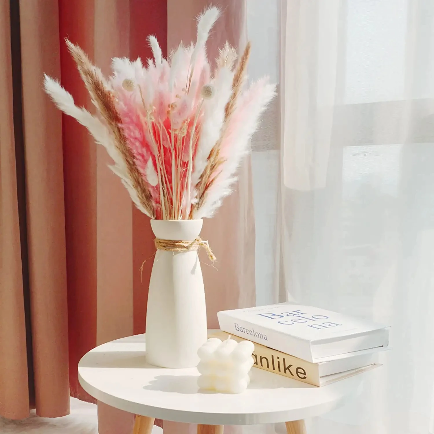 Gypsophila paniculata flor artificial de plástico pequeño ramo sala de  estar mesa de centro adornos boda diy Decoración - AliExpress