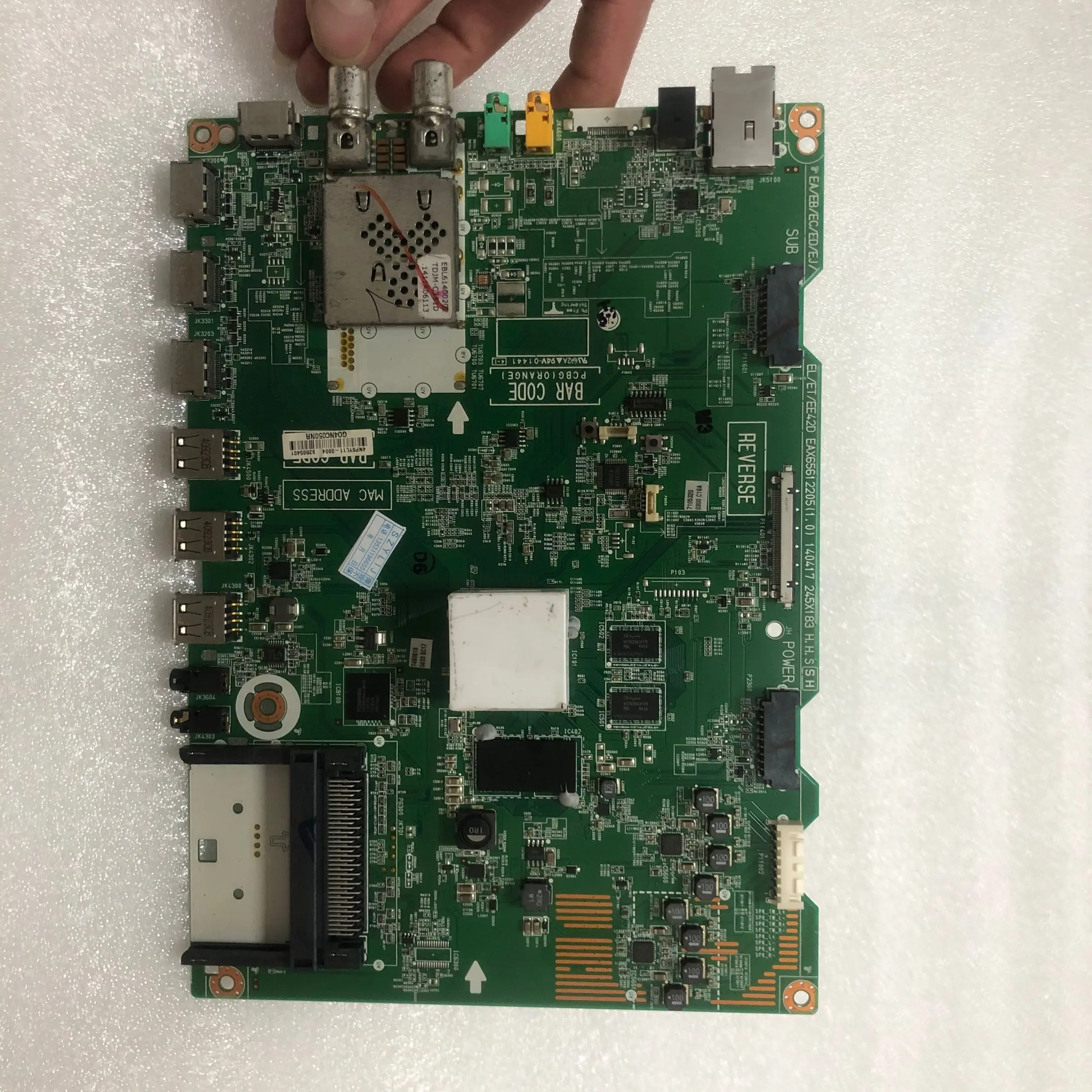 para 55ec9300-ca Placa-mãe Eax65612205 1.0 Tela Lc550lud lg p1 Bom Trabalho