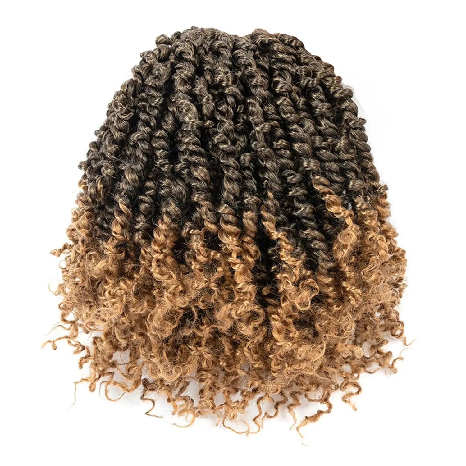 syntheticShort Passion Twist Hair Pretwisted Passion Twist crochet Hair Pretwisted crochet extensions 10 inch