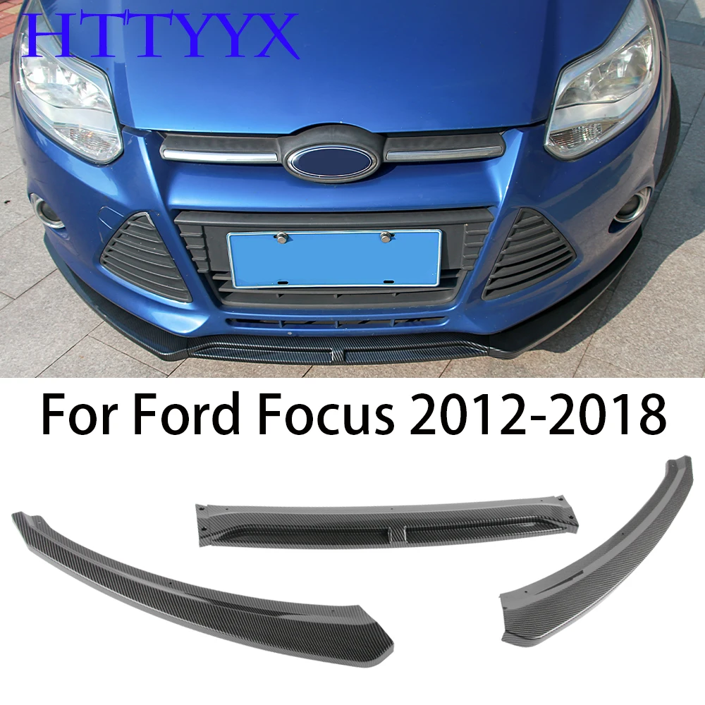 Lame de pare-choc avant de voiture, Kit de carrosserie de voiture, Spoiler  diffuseur séparateur de protection, couvercle de déflecteur de lèvre pour  Ford pour Focus 2019 – 2021 - AliExpress