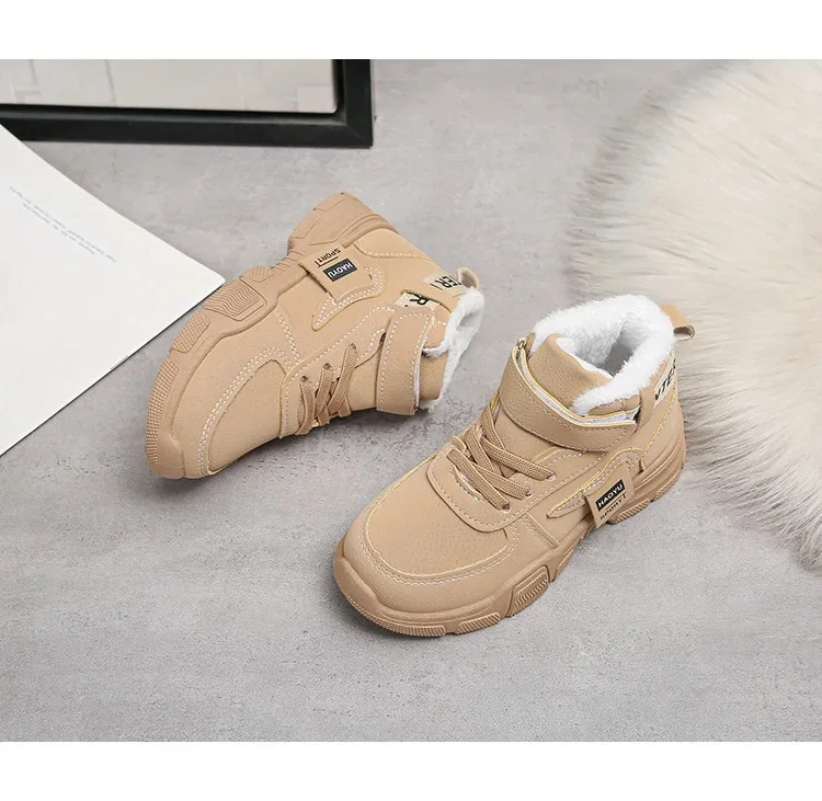 Children Winter Boots – Waterproof Kids Snow Boots With Plush Lining & Rubber Sole