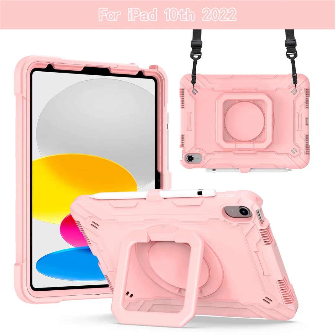 For iPad 10th Generation 10.9-Inch (2022 Release) Case Shockproof Kids Skin  Protection Stand Cover for iPad 10 2022