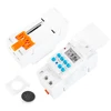 1 Second Interval 7 Days Programmable Timer Switch Household Usage HD LCD Display Time Relay Din Rail Module Controller 12V 5