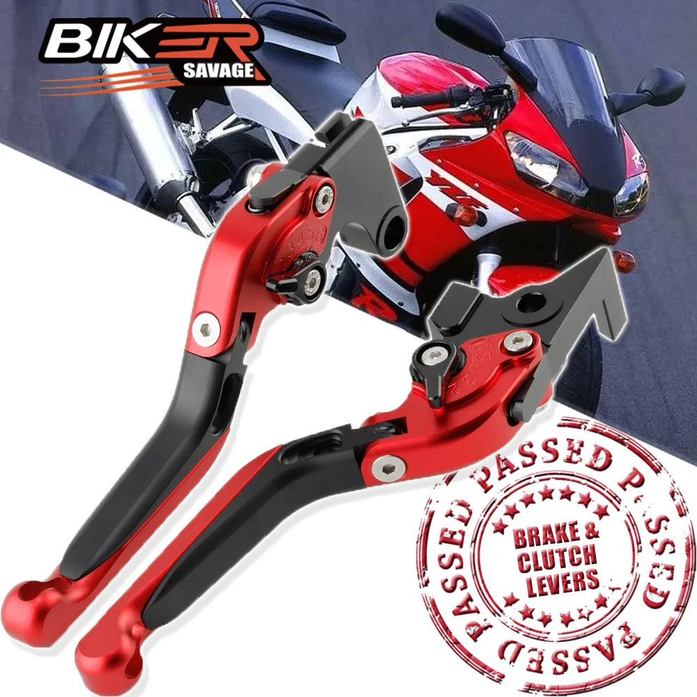 

Moto Adjustable Folding Extendable Brake & Clutch Levers For YAMAHA YZF R1 R6 FZS 1000 FAZER Products Motorcycle Accessories